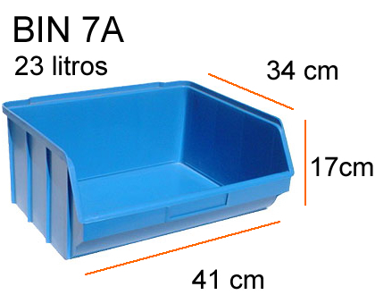 Caixa Plástica Organizadora - Gaveteiro Bin nº 7A-0